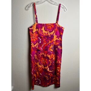 Evan Picone | Women's Size 6 Bright Tropical Print Sheath Dress